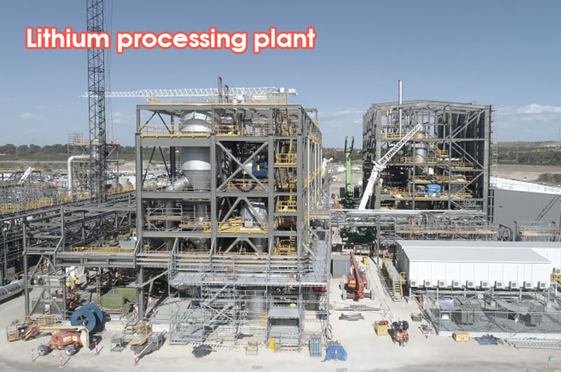 Building an efficient lithium ore processing plant