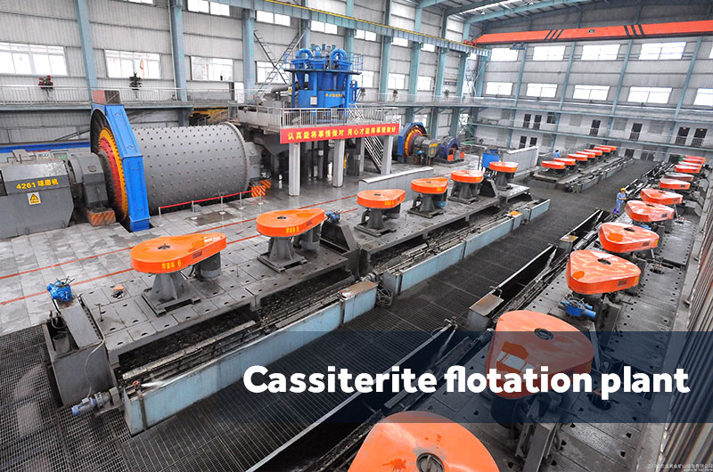 Cassiterite flotation plant