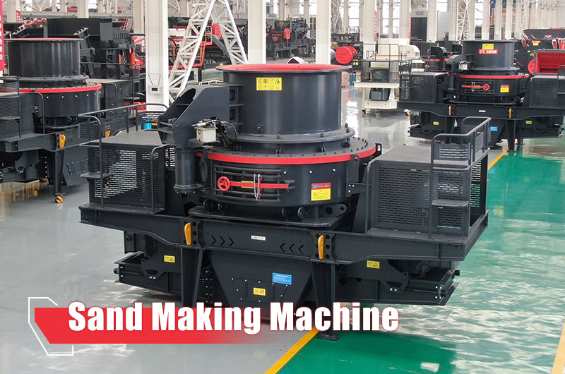A sand making machine is designed to produce high quality artificial sand.