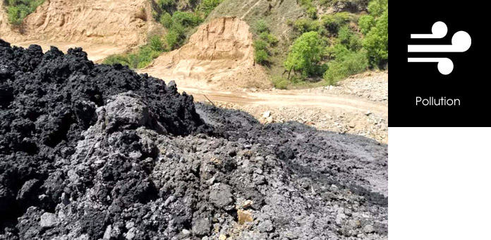 El tratamiento inadecuado de los lodos de carbón provocará problemas medioambientales