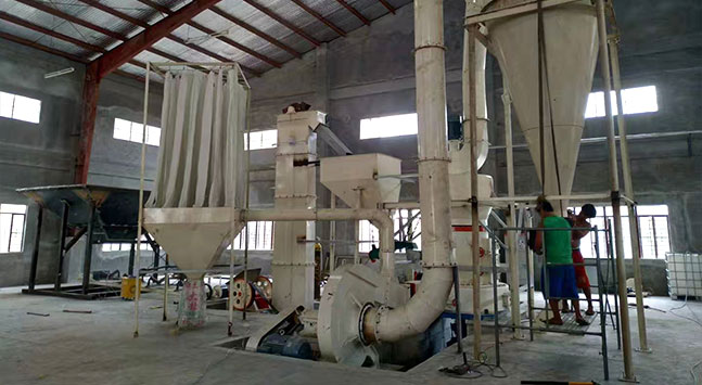 6-10 TPH Barite Grinding Plant in Morocco
