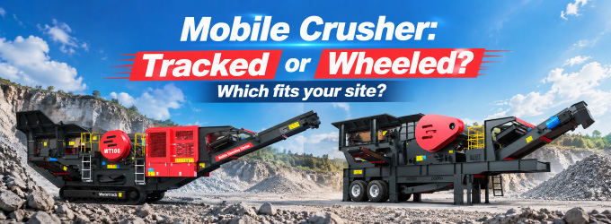 Mobile Crusher: Tracked or Wheeled? Which fits your site?