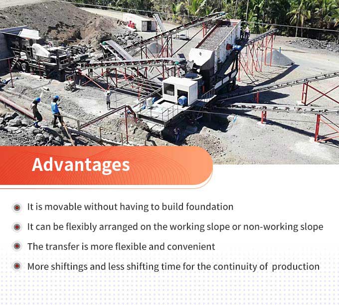 Advantages of semi-mobile stone crusher machines