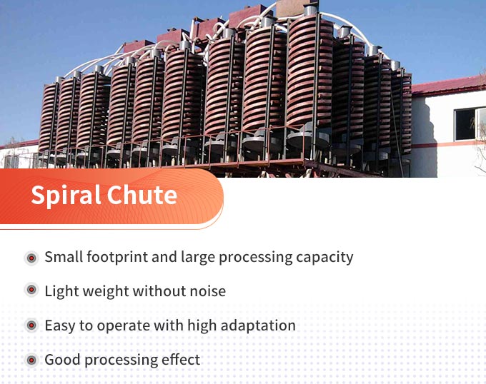 Outstanding advantages of spiral chute