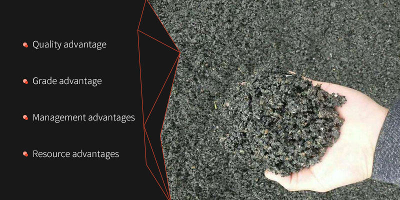 Comparison between artificial sand and natural sand