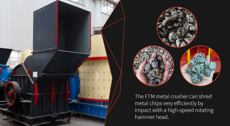 efficiency of FTM metal crusher