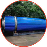 Thermal system of river sand dryer