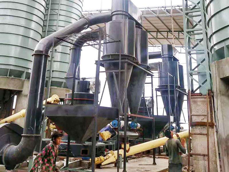 5 TPH powder grinding line in Nigeria