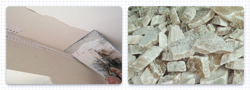 2 main classes of gypsum ore