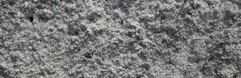 Concrete: mainly composed of sand (fine aggregate) and stone (coarse aggregate)