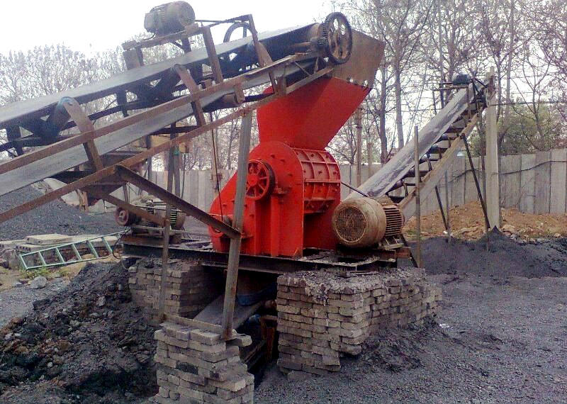 Coal belt conveyor site in India