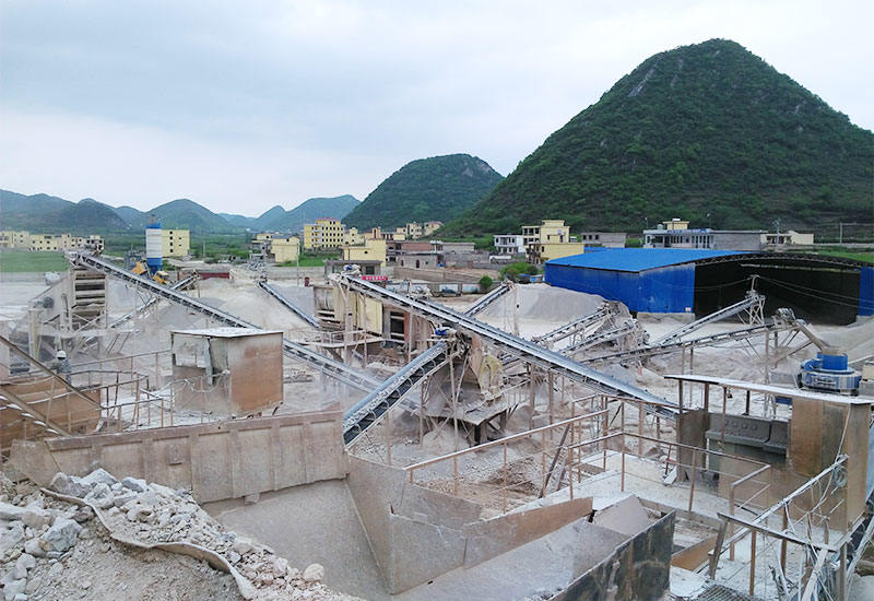 Sand belt conveyor site in Pakistan