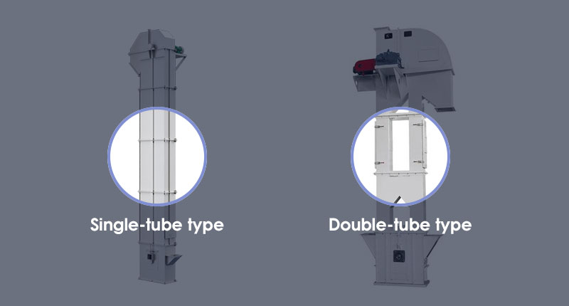 Single-tube type elevator casing and double-tube type elevator casing