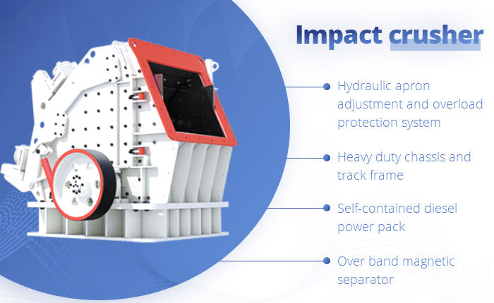 horizontal shaft impact crusher for sale