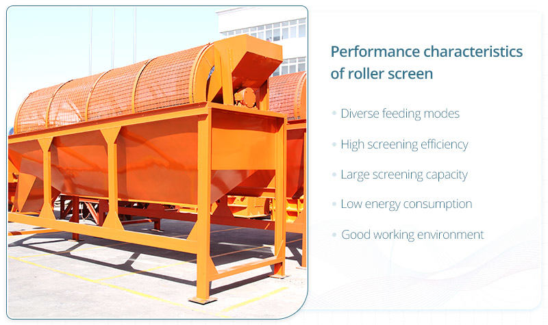 The performance characteristics of Fote trommel screen