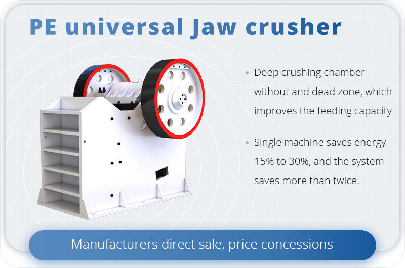 PE universal jaw crusher