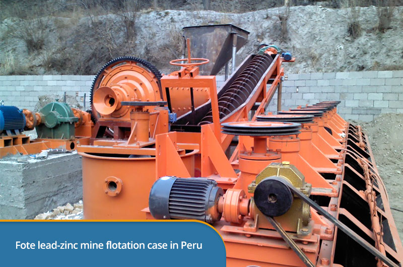 Fote lead-zinc mine flotation case in Peru