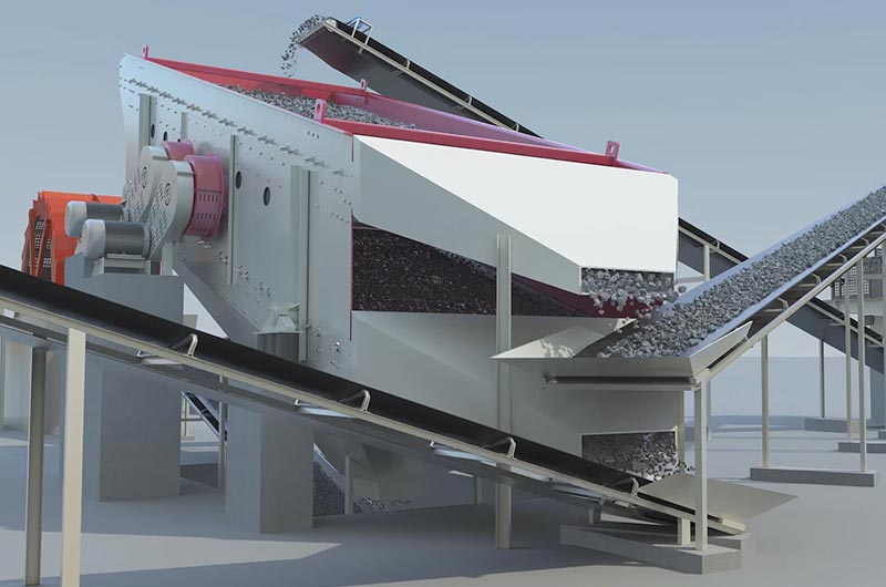 Vibrating screen