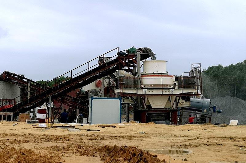 Basalt sand manufacturing line