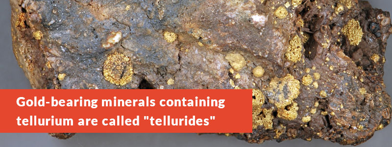 Tellurium Gold ore