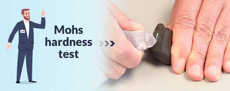 Mohs hardness test