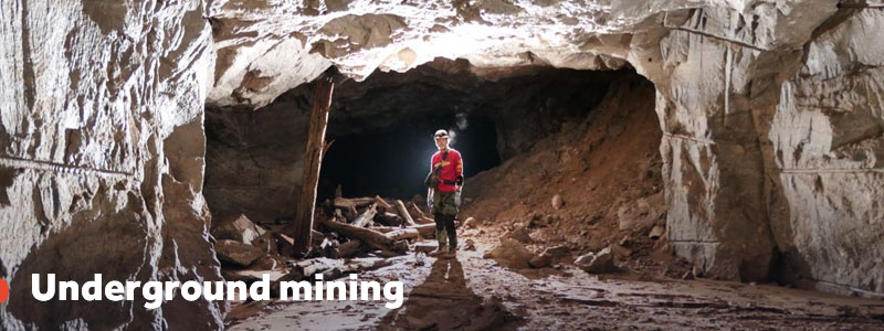 minería subterránea de yeso