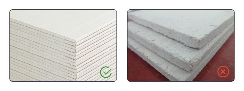 standard of high-quality gypsum board