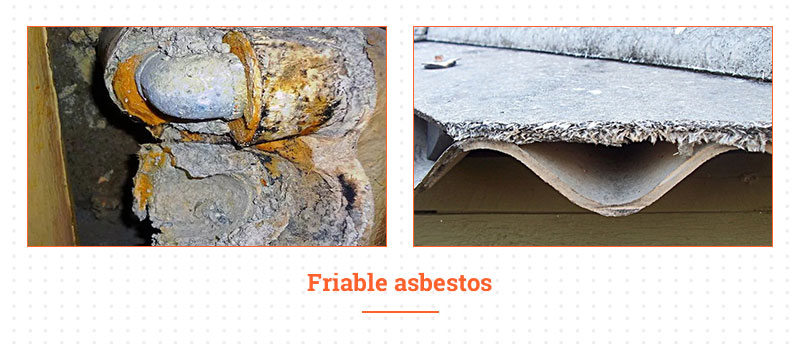 Friable asbestos