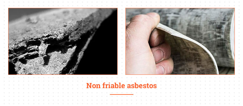 Non friable asbestos