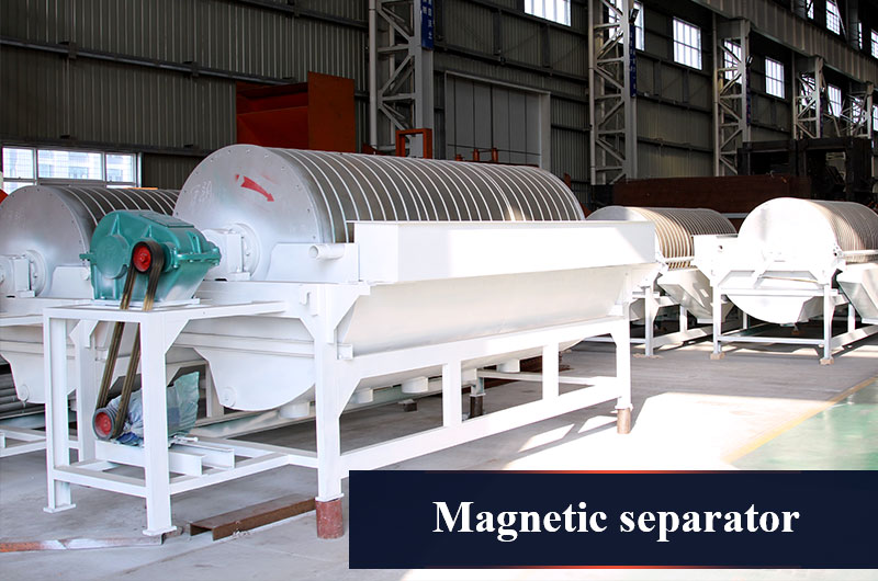 Magnetic separator for bauxite magnetic separation