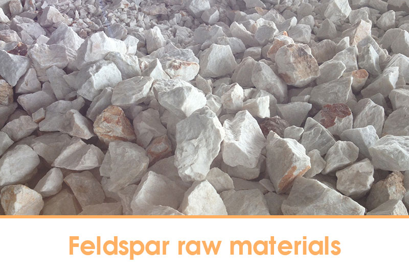 Feldspar raw materials