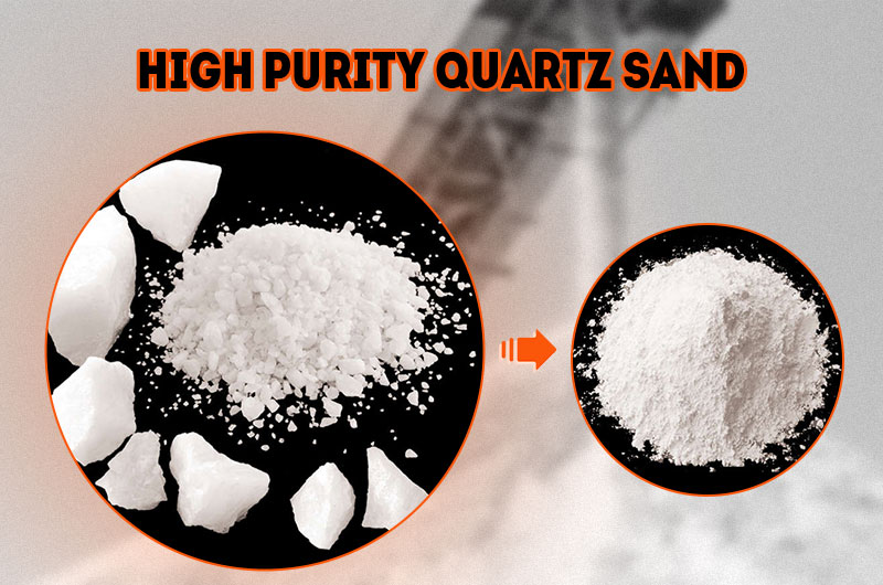 image of high purity quartz sand