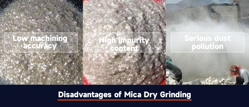 disadvantages of mica dry grinding