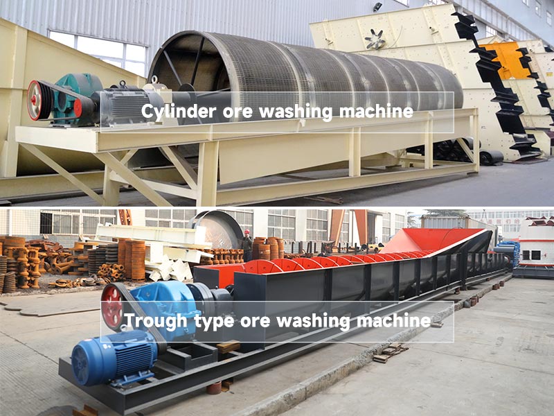 lateritic nickel ore washing machine: trommel screen and troughed ore washer