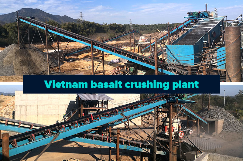 Vietnam basalt crushing plant