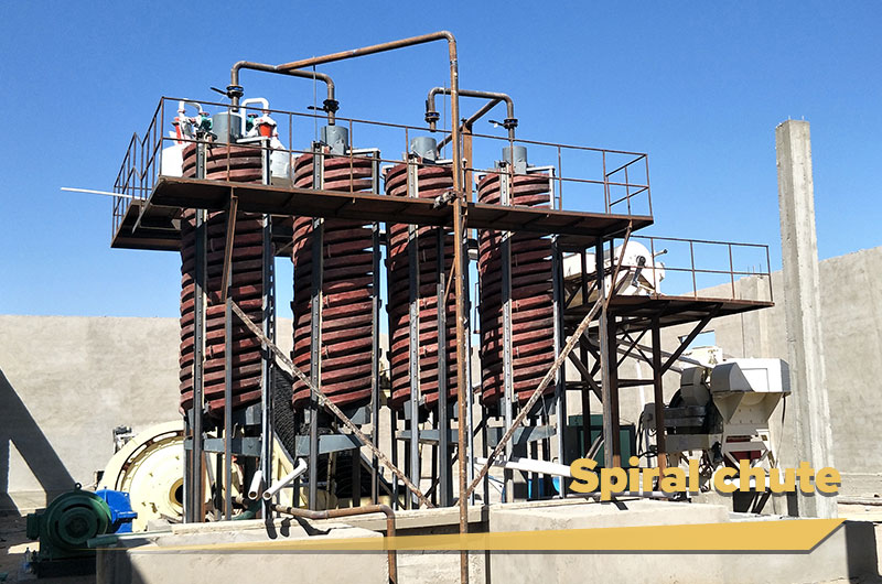 gold gravity separation equipment: spiral separator