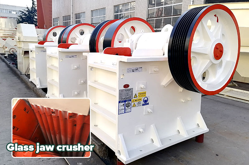 Glass jaw crusher 