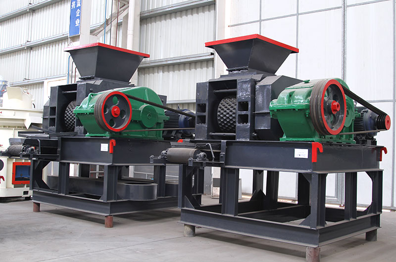 Charcoal briquette machine