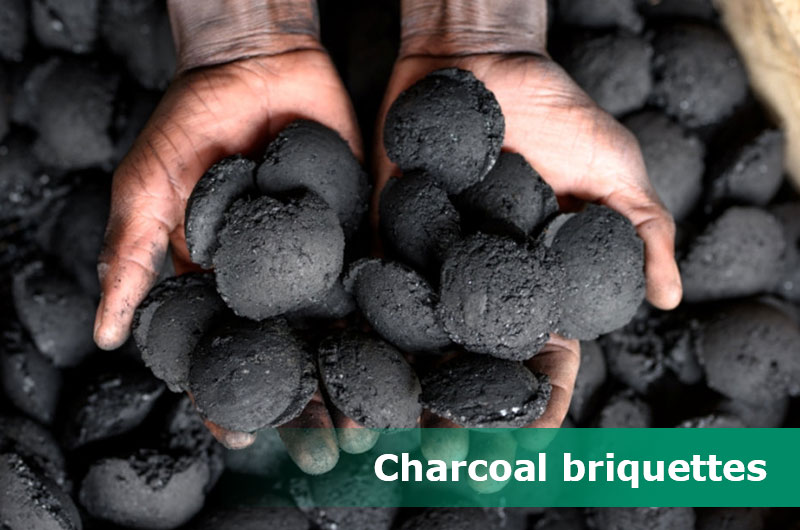 The uses of charcoal briquettes