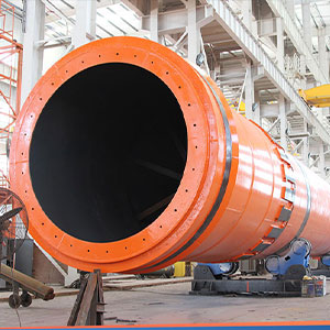Rotary dryer has a robust construction