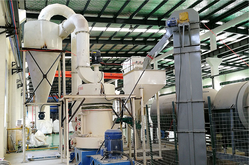 A barite grinding plant in Morocco