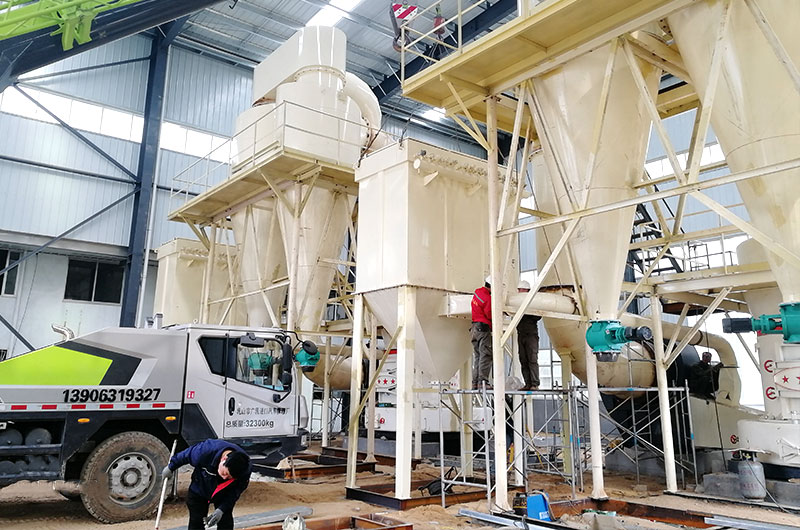 A barite powder grinding plant in Turkey
