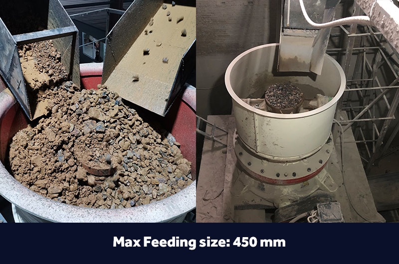know the feed size and size distribution know the feed size and size distribution