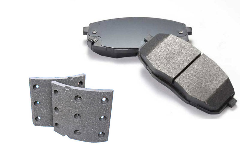 Graphite brake pads