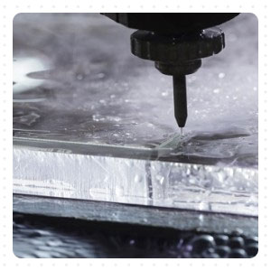 Garnet abrasives are also used for waterjet cutting.