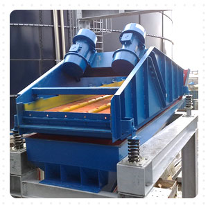 dewatering screen in sand washing plant