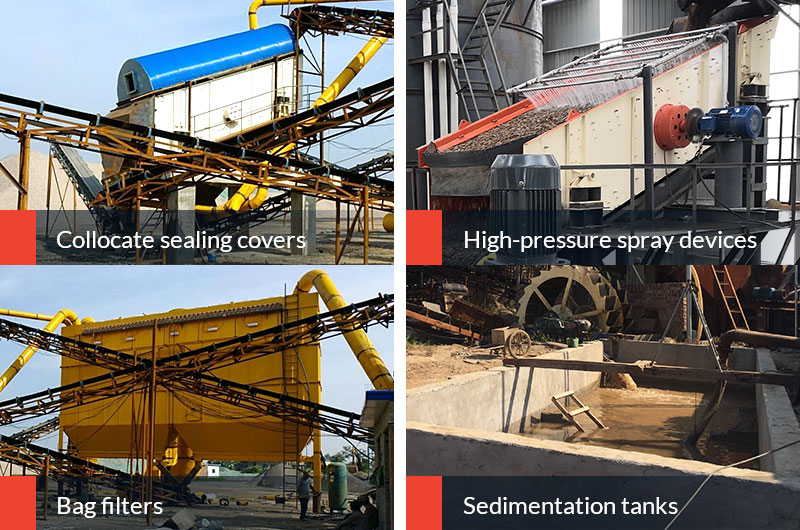 Environmental protection equipment in sand washing plants