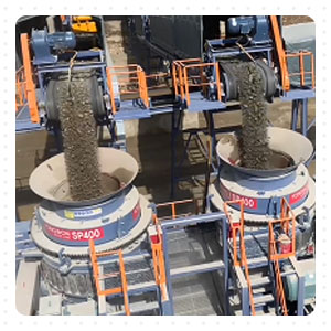 Capacity of hydraulic cone crusher