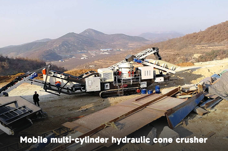 Mobile multi-cylinder hydraulic cone crusher