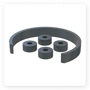grinding ring and rollers